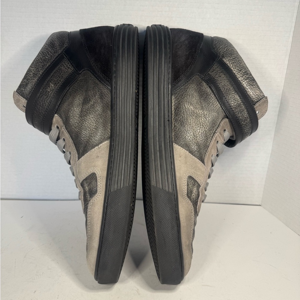 Hogan Rebel 11 45 High Top Sneakers Vintage Lace Up Glasse Ehemuvp Men Size 11 - Picture 7 of 9